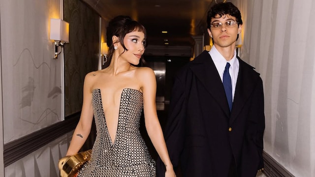 Danna Paola y Alex fiesta Elthon John Oscares