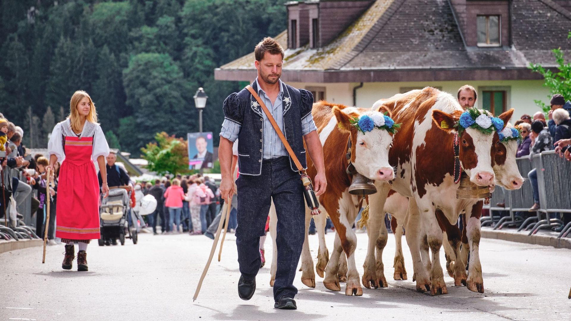 Fiesta del Désalpe en Charmey, Suiza