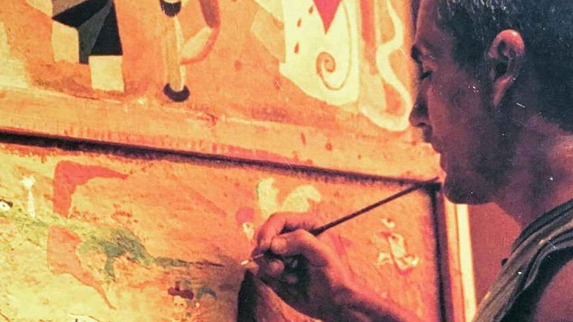 David Cantero, además de periodista, es un artista increíble que vende y expone sus originales obras