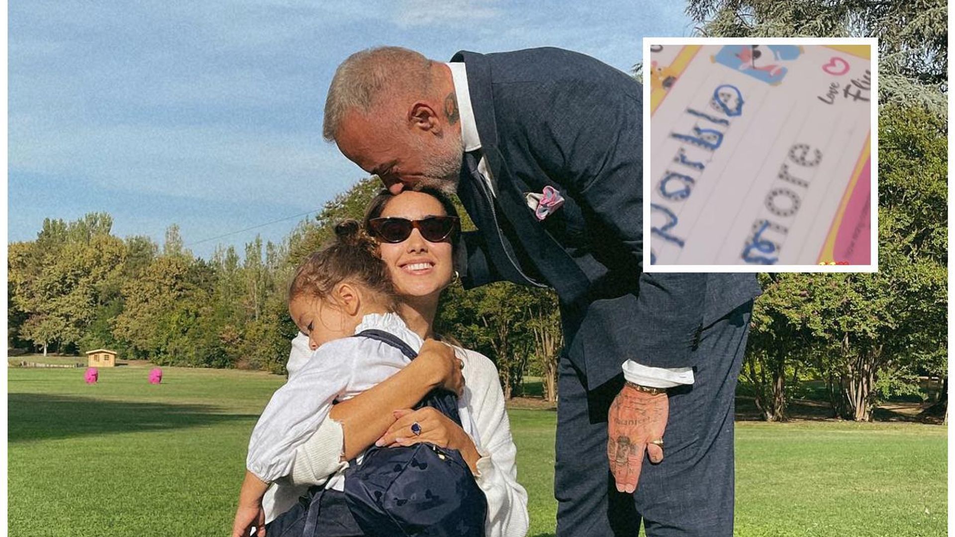 Sharon Fonseca presume los primeros trazos de su hija Blu en el jardín de niños
