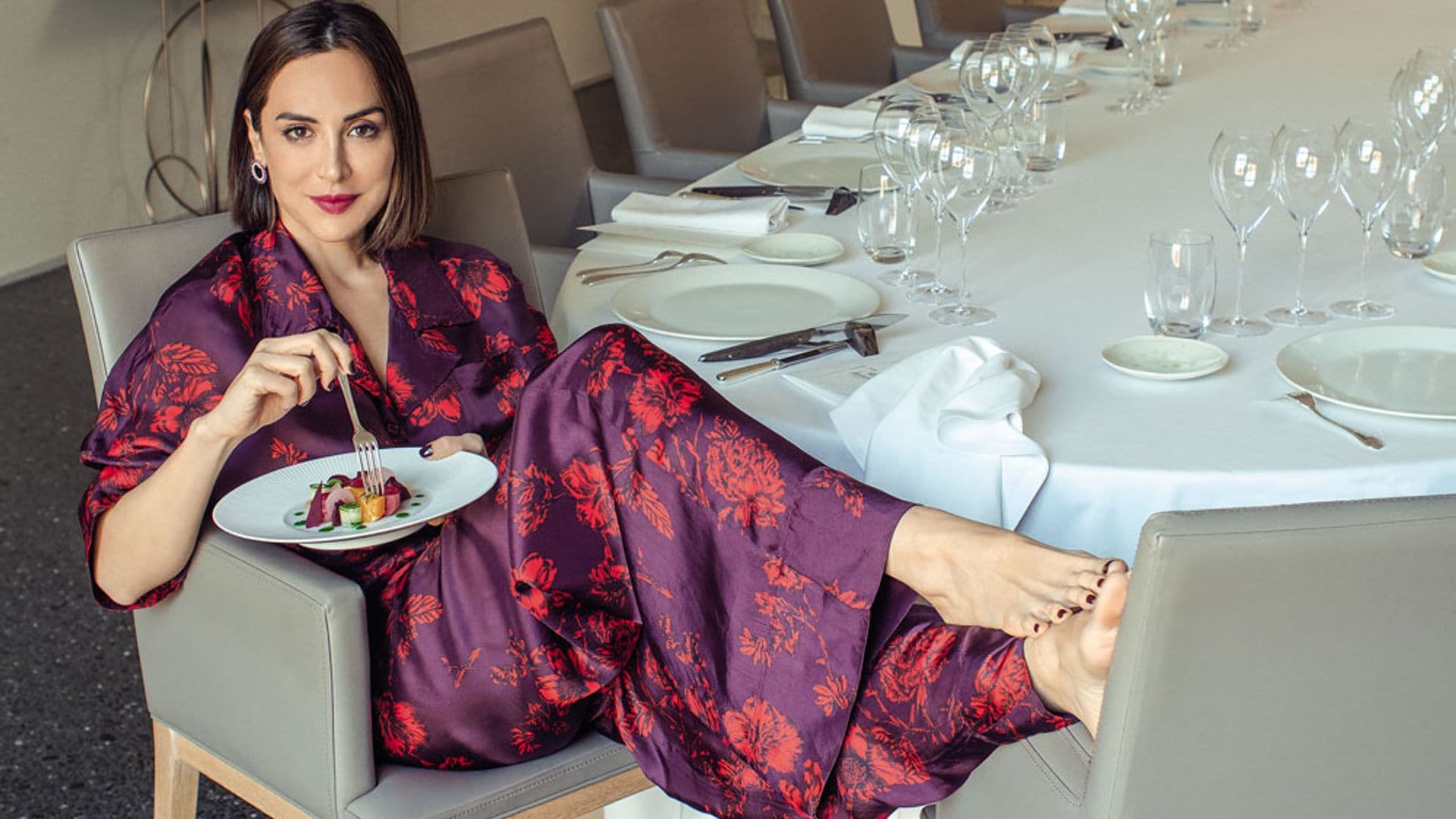 Nos inspiramos en Tamara Falcó para encontrar el pijama de verano más elegante y femenino