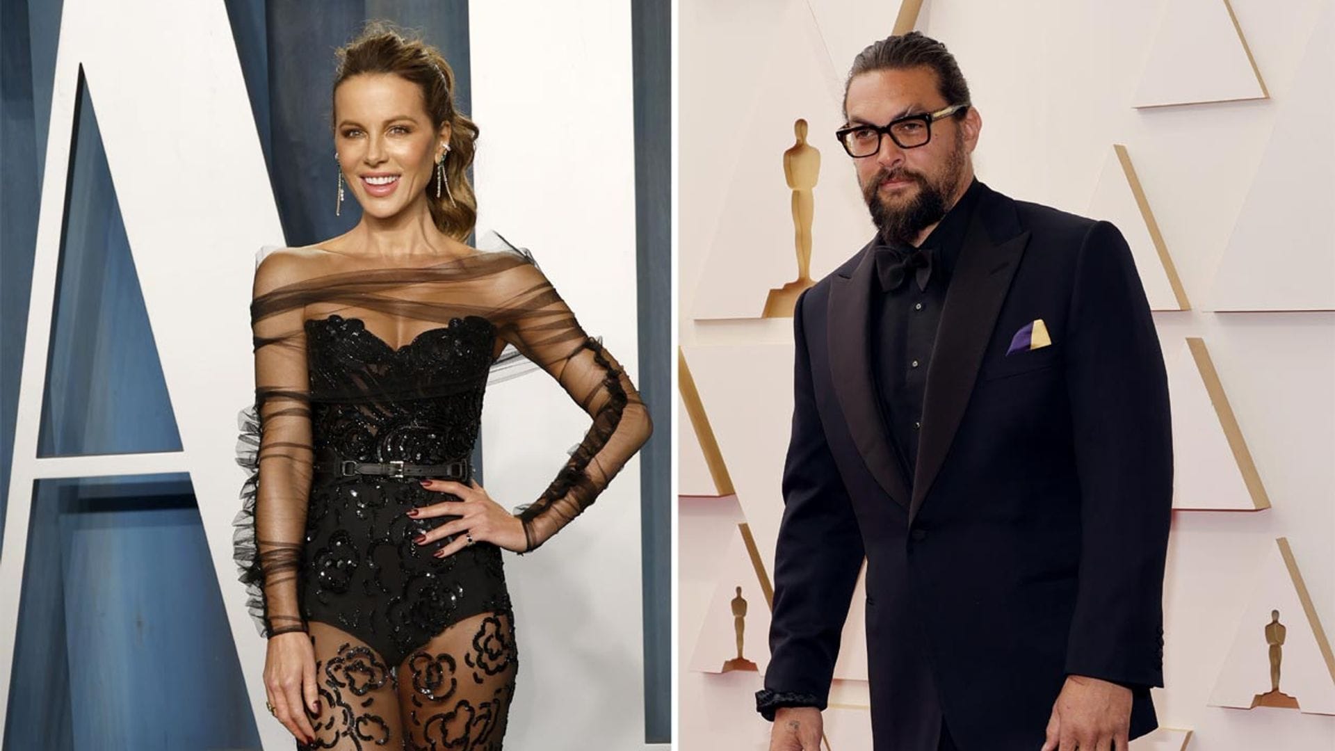 ¡Sorpresa! Jason Momoa y Kate Beckinsale, pillados en una de las fiestas de los Oscar