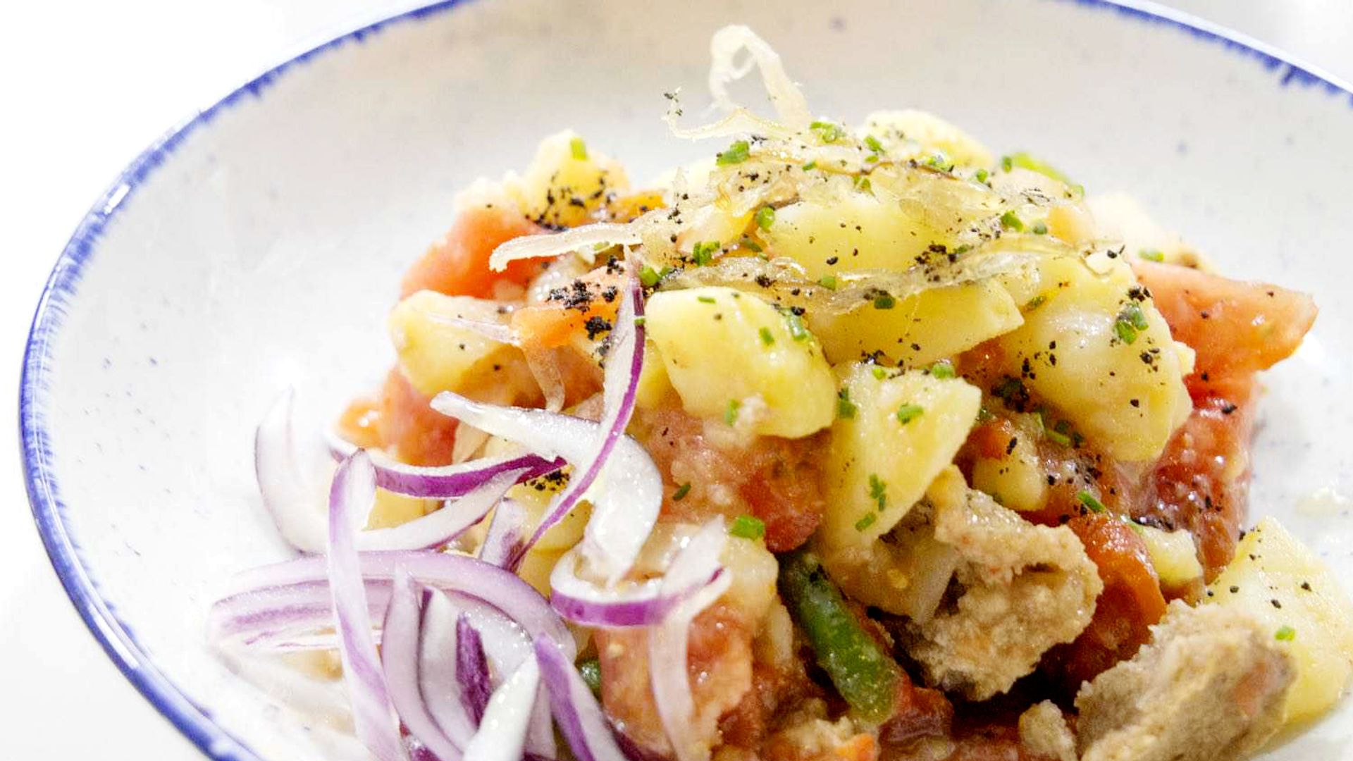 Ensalada payesa típica de Formentera. 