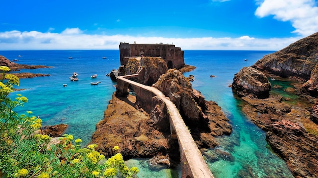 Fuerte de São João Baptista en las islas Berlengas, Portugal