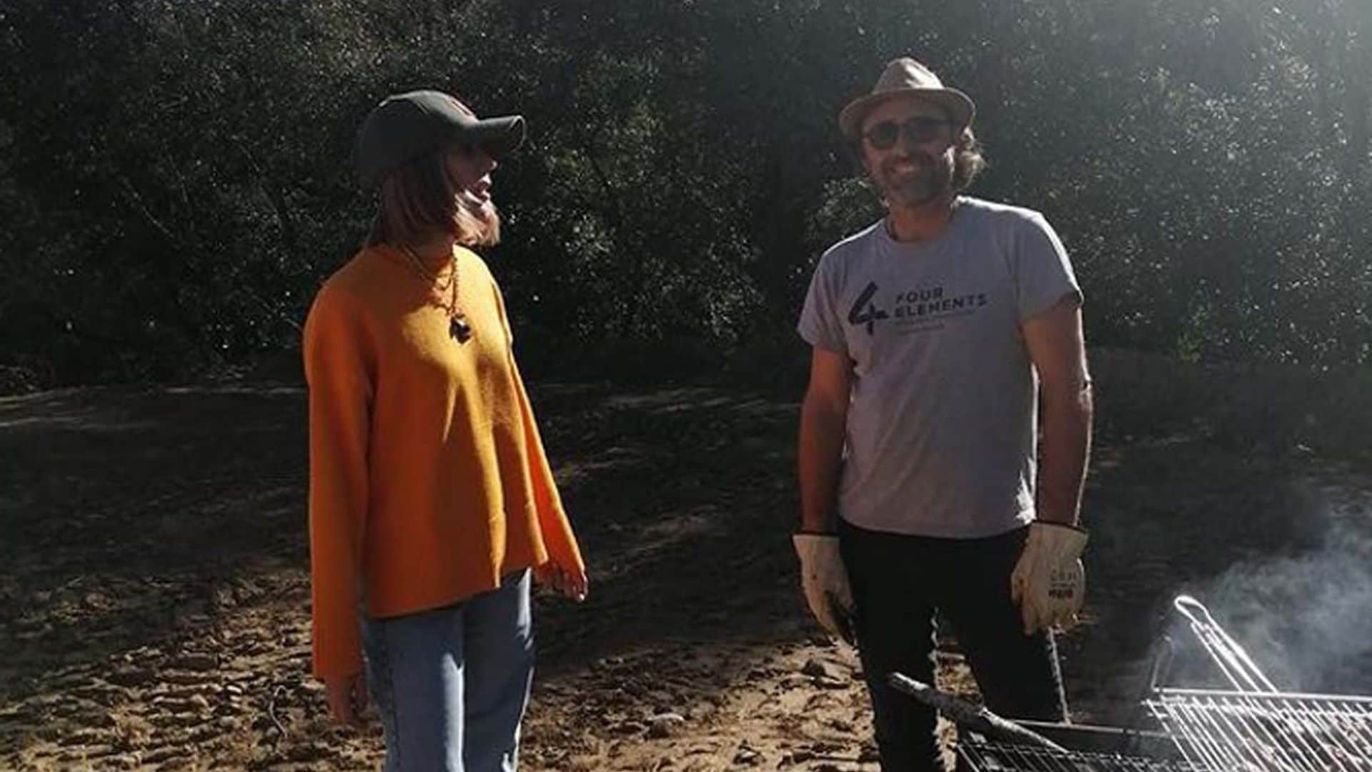 Anna Ferrer comparte una inusual imagen con su padre