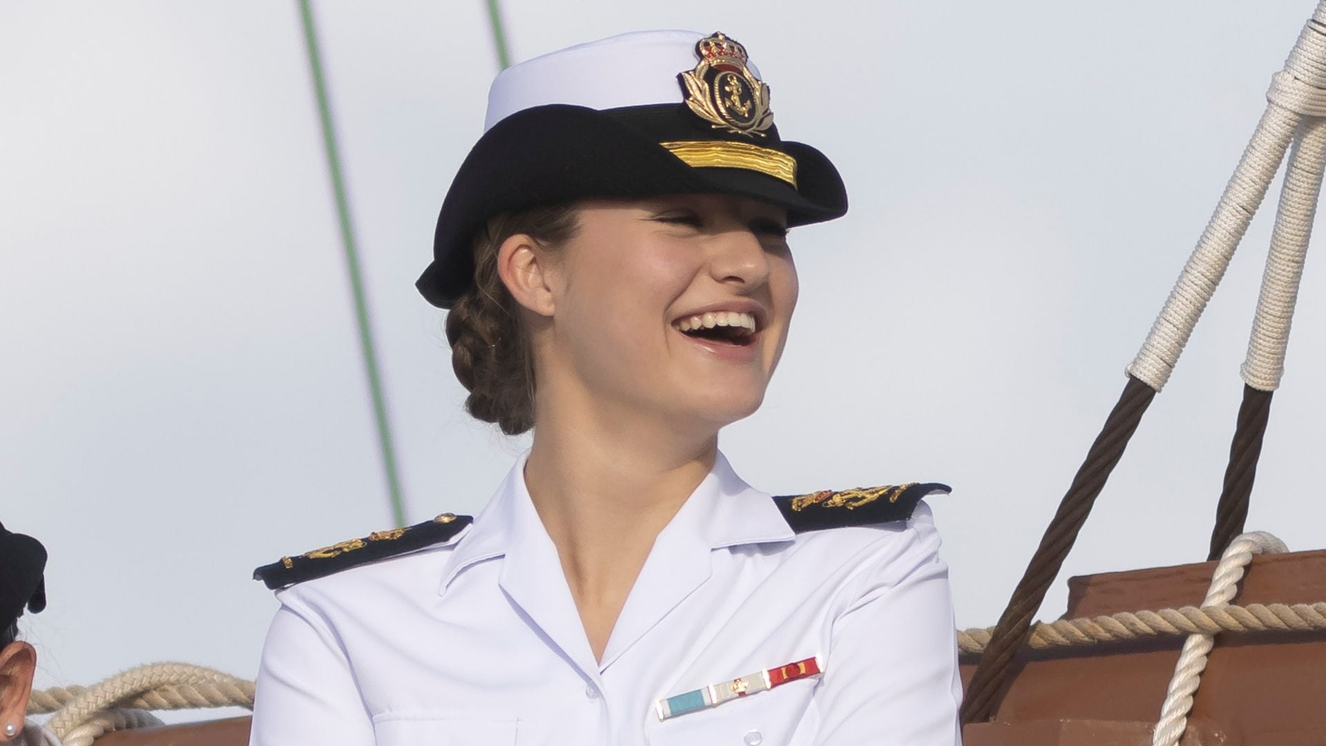 La princesa Leonor ya está en Valparaíso, donde 'Elcano' atracará este viernes 
