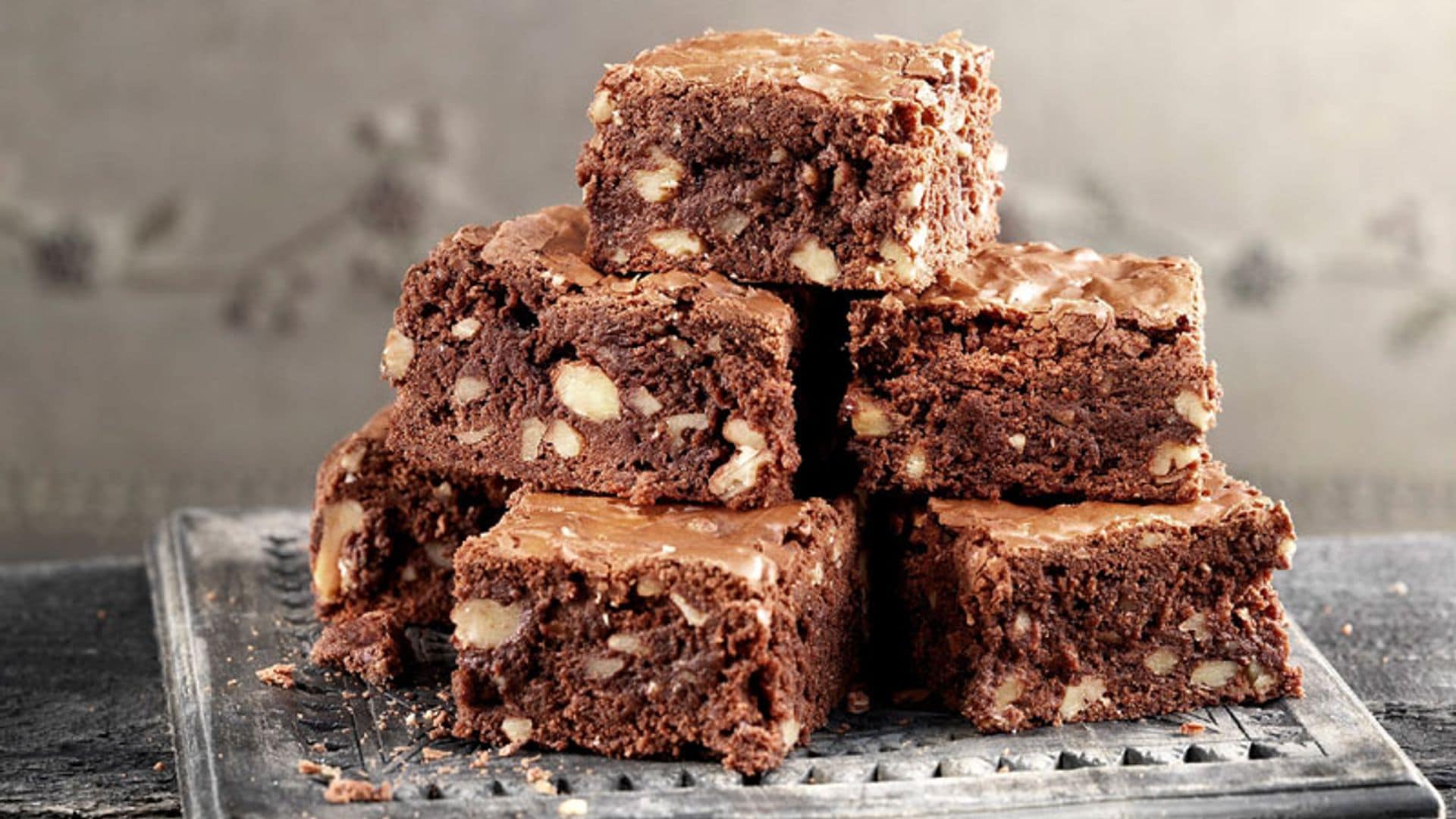 Brownie tradicional sin gluten
