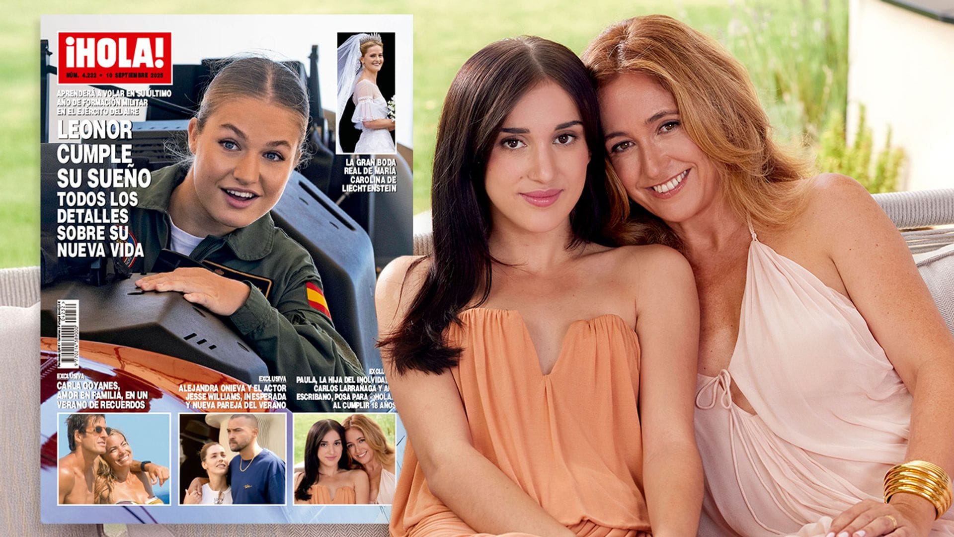 EXCLUSIVA. Paula, hija de Carlos Larrañaga y Ana Escribano, posa para ¡HOLA! al cumplir 18 años: "Hay rasgos de mi padre en mi personalidad"