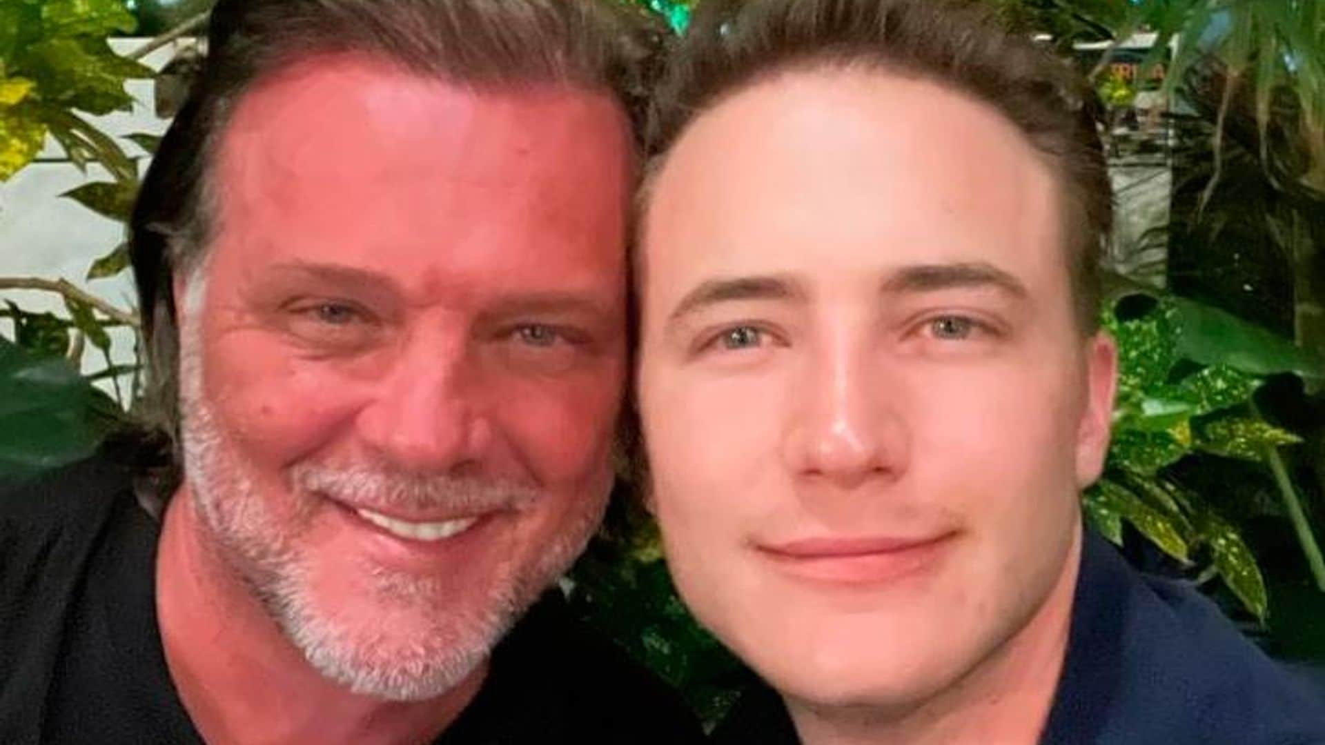 ren strickler y su hijo