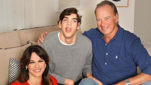 Bertín Osborne y Fabiola Martínez con su hijo Kike