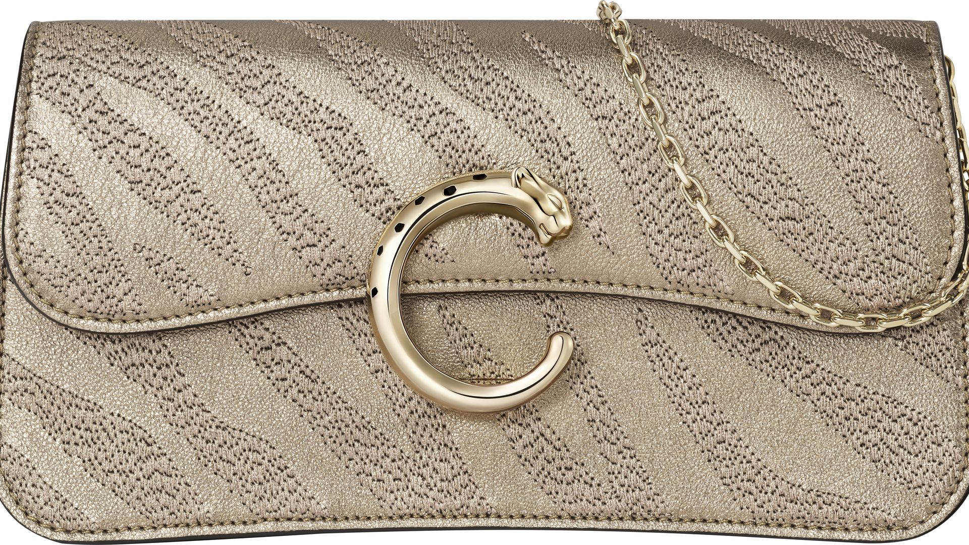 Bolso estilo clutch con correa. 