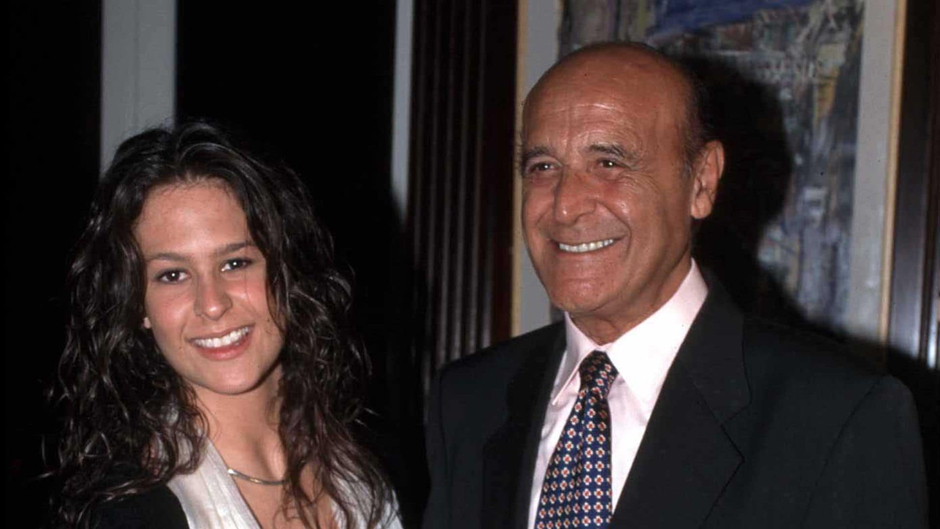 Jesús Puente con su hija Chesu