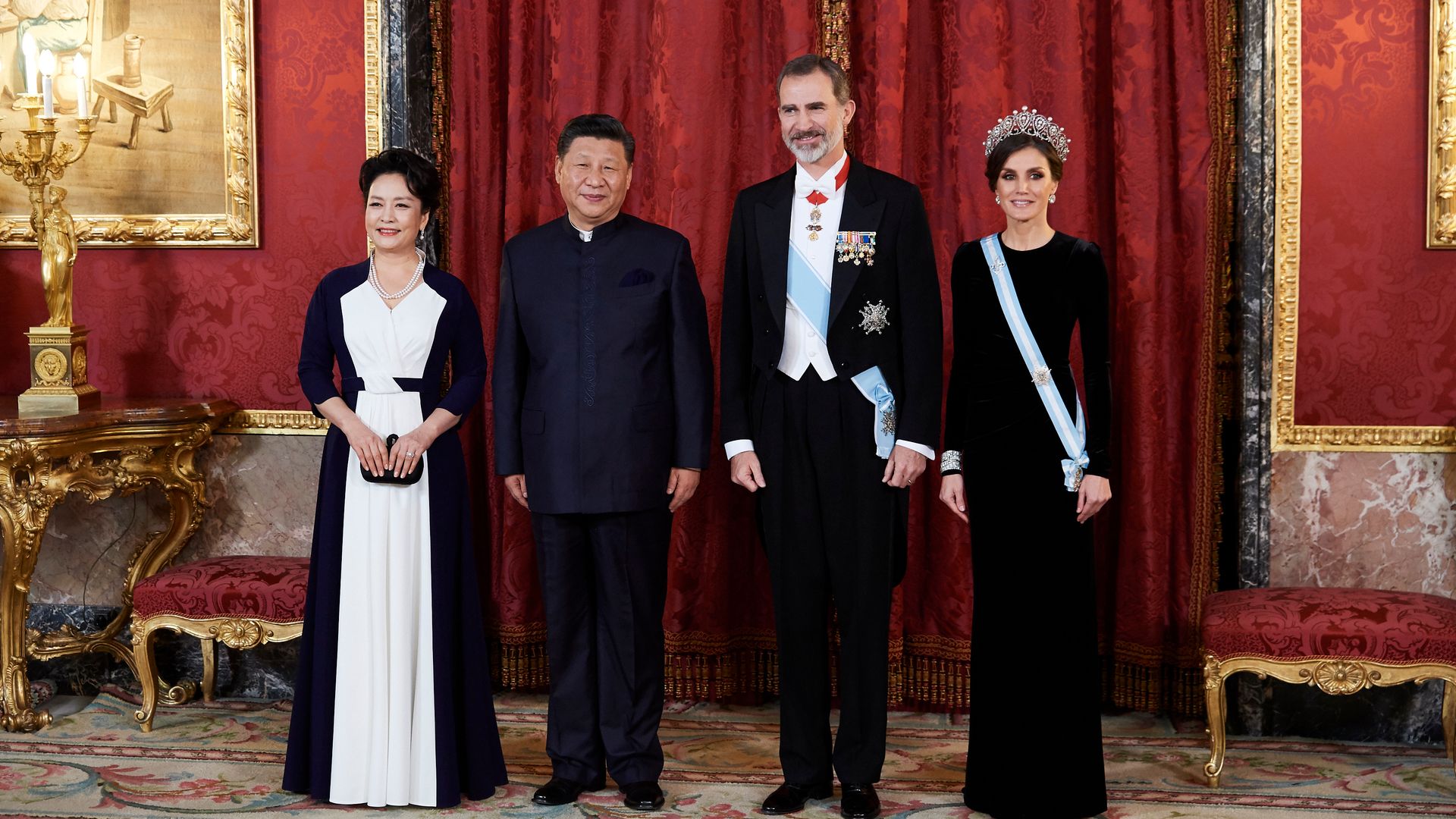 Visita de Estado de Xi Jinping a España junto a los reyes Felipe y Letizia
