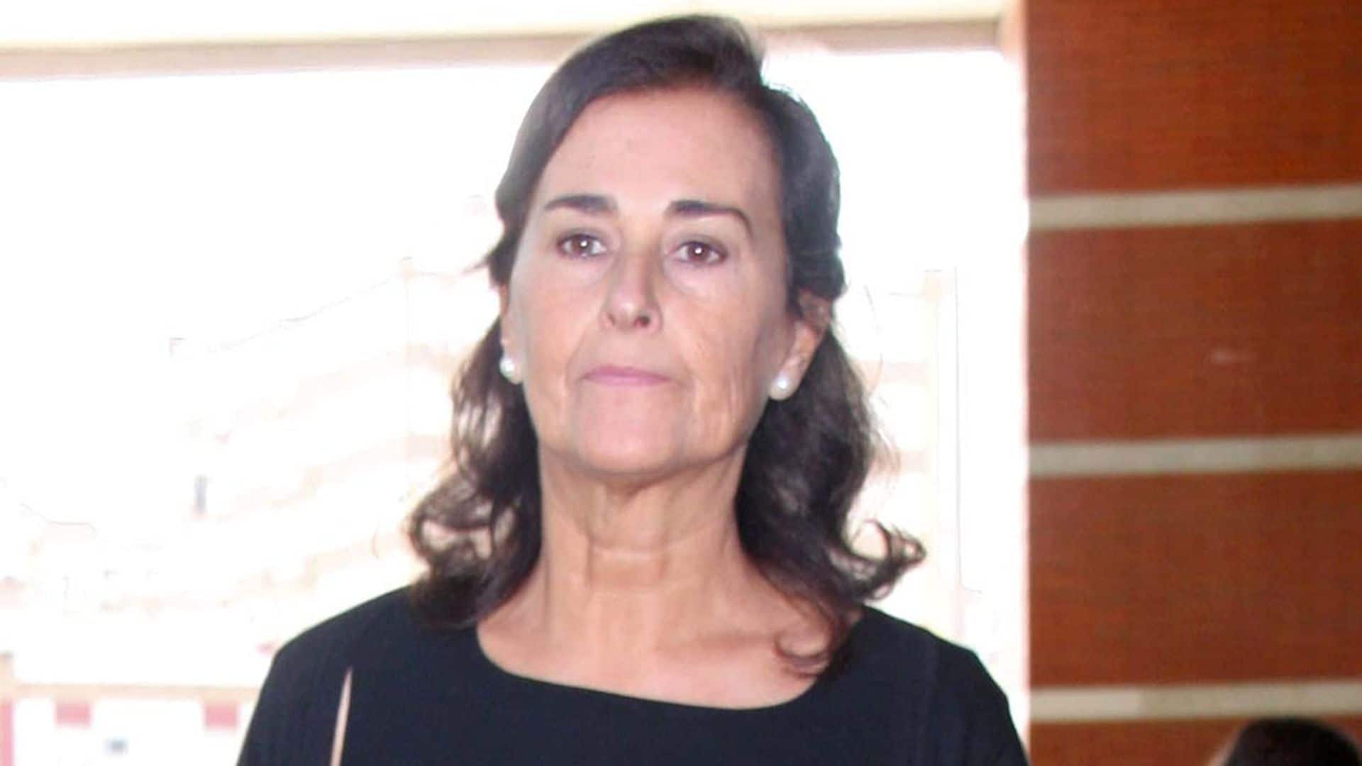 Carmen Tello llora la muerte de su madre