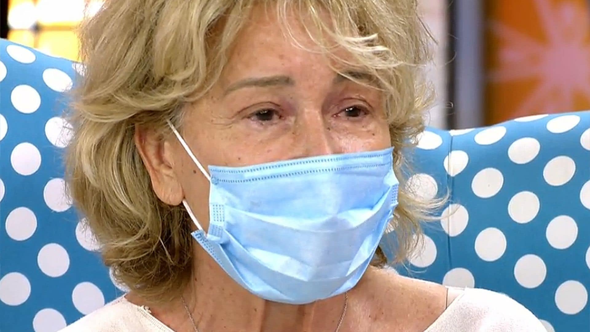 Mila Ximénez reaparece en el plató y sorprende a todos sus compañeros