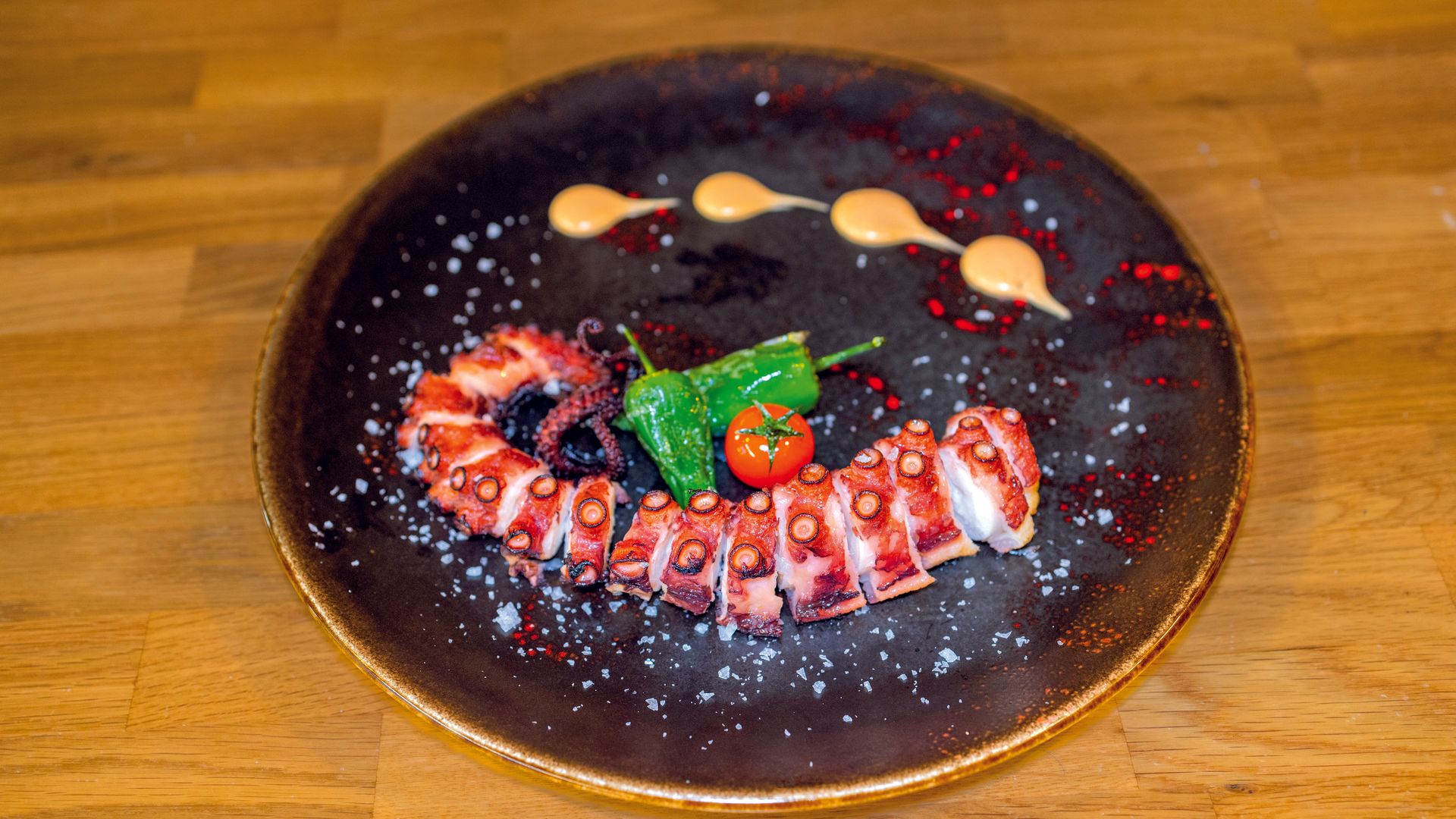 Pulpo en el mercado de Chamberí de Madrid