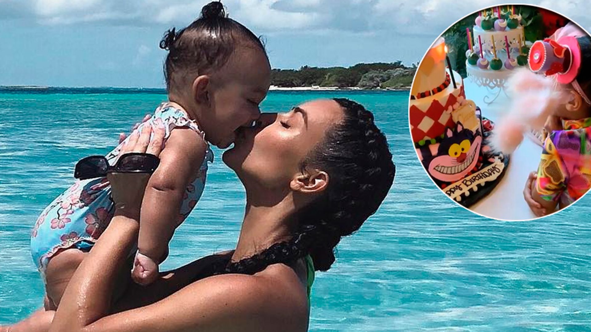 Kim Kardashian celebra el cumpleaños de su hija con una fiesta de ‘Alice in Wonderland’