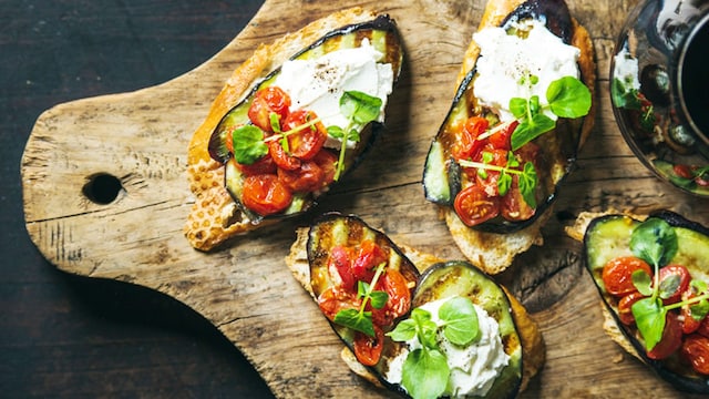 tostas berenjena