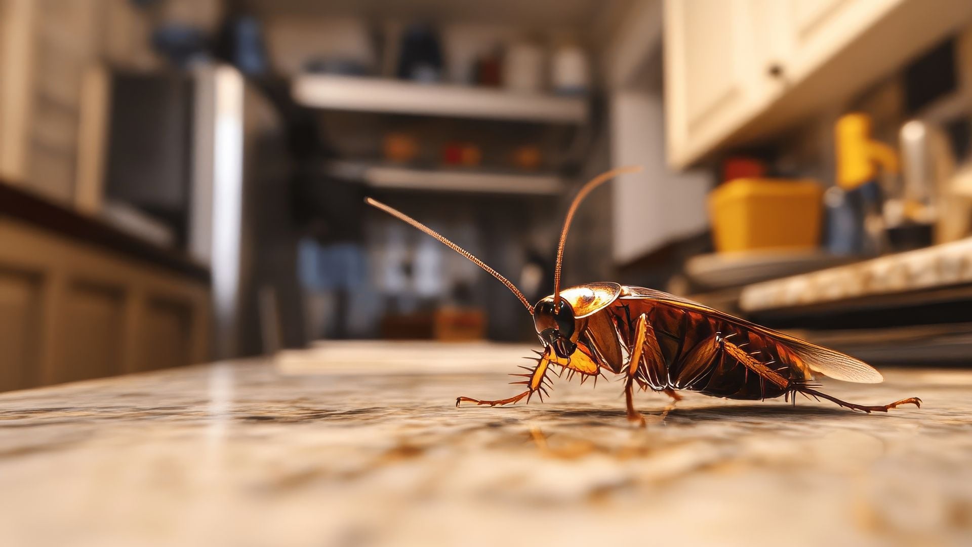 Cucaracha en la cocina