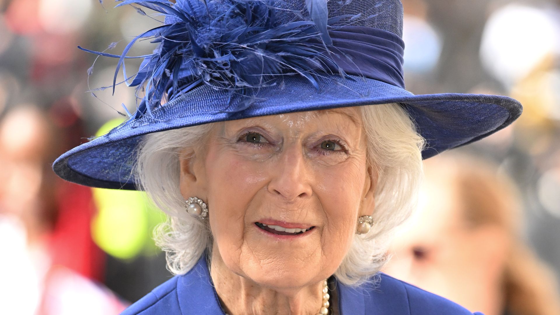 La princesa Alexandra, Lady Ogilvy, asiste al servicio religioso del Día de la Commonwealth en la Abadía de Westminster el 14 de marzo de 2022 en Londres, Inglaterra