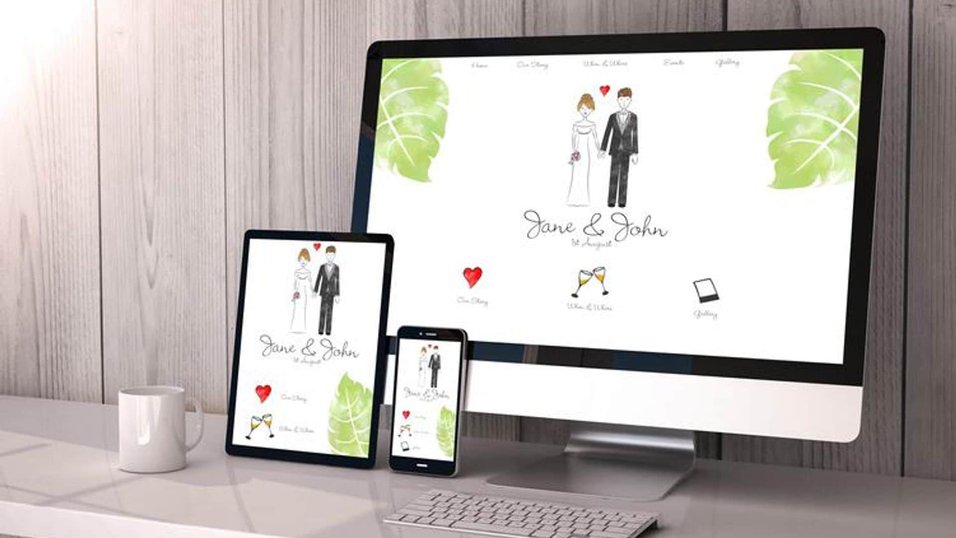 ¿Una página web para tu boda? Sí, y esto es lo que debes saber para crearla