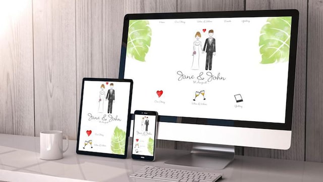 p gina web de una boda