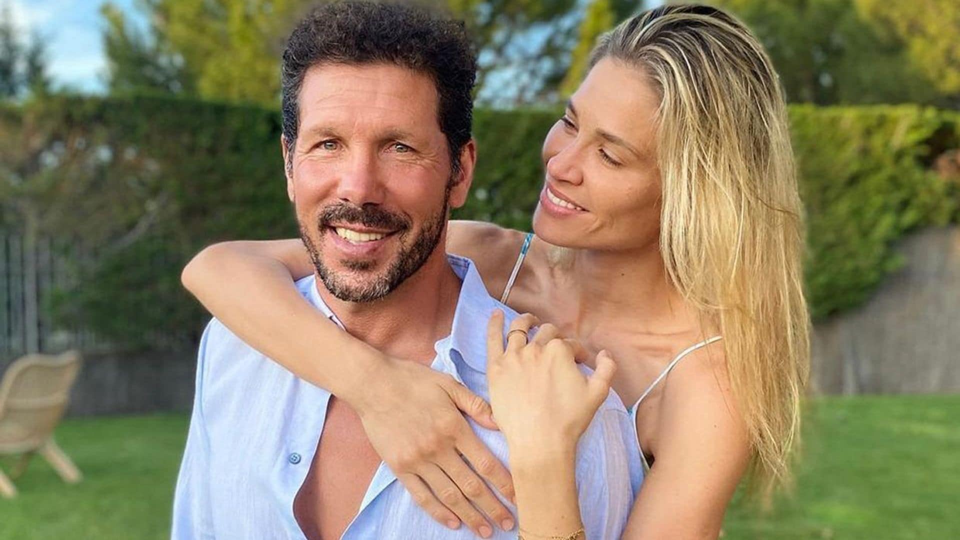 Carla Pereyra rescata una foto del Simeone más pícaro (e irreconocible)