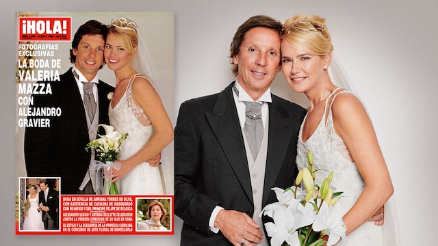 Valeria Mazza y Alejandro Gravier recrean su boda