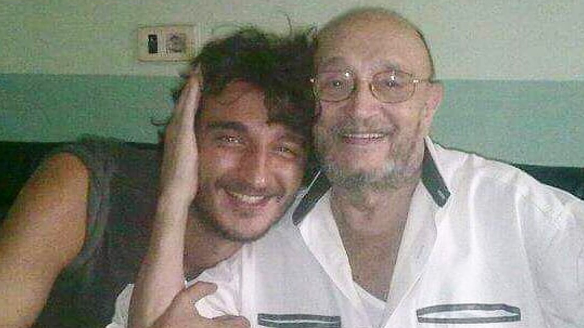 Tony Leblanc con su nieto Richy en una imagen de sus redes sociales