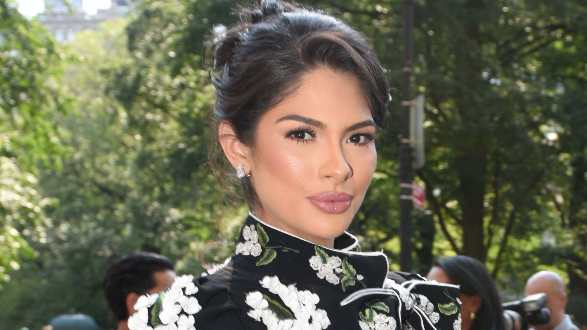 Sheynnis Palacios en el New York Fashion Week en septiembre de 2025.