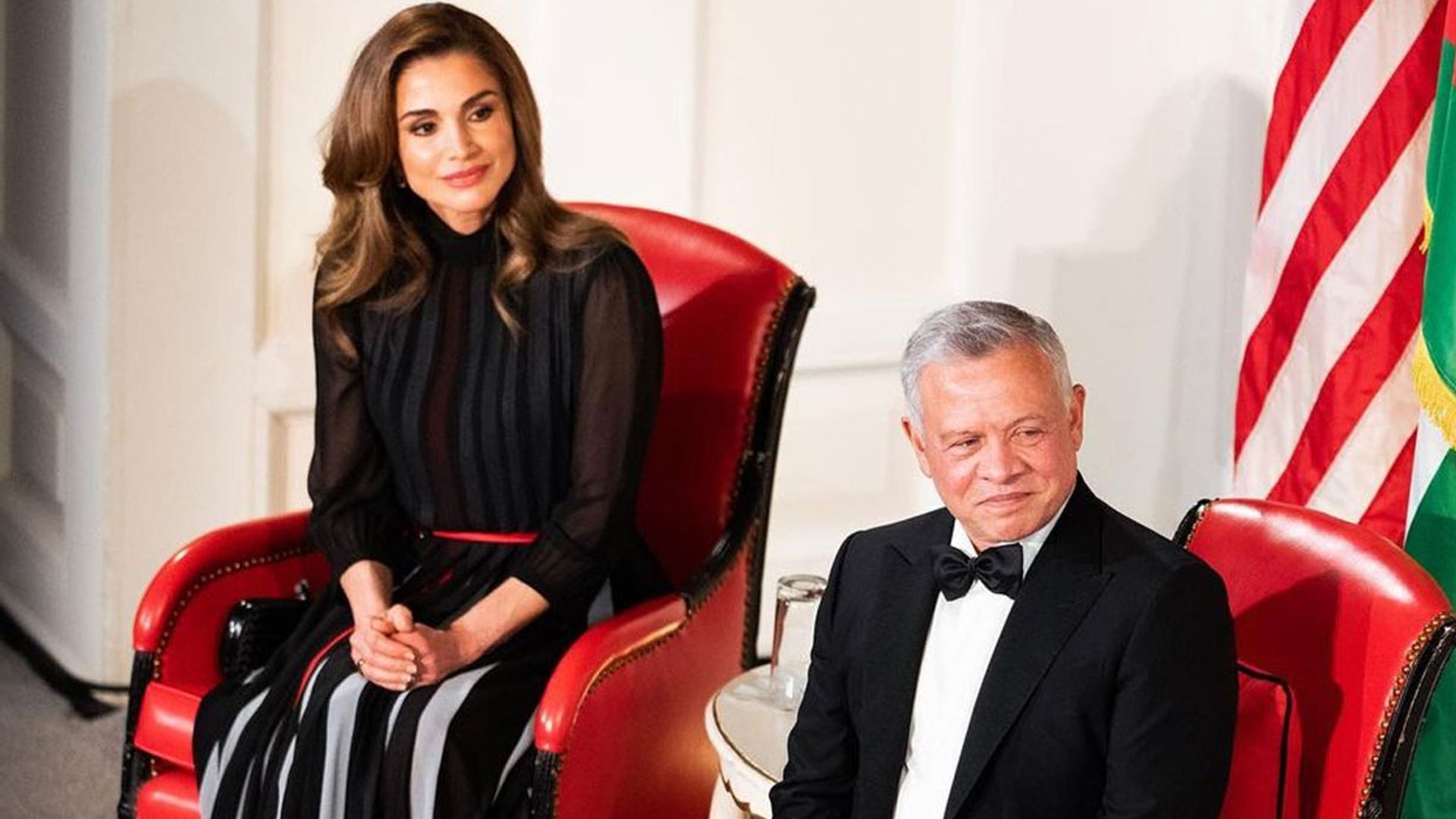 El vestido de gala cinético con el que Rania de Jordania sorprende en Nueva York