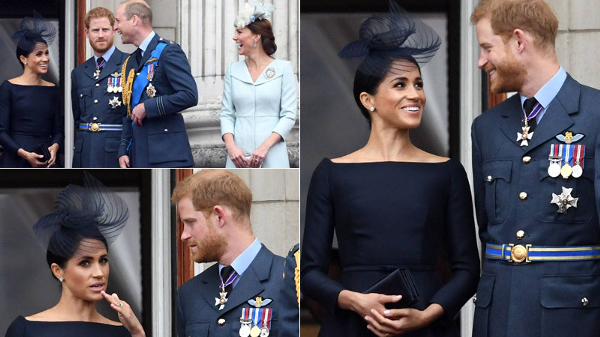 Miradas, explicaciones y bromas... ¡Todos los gestos del último paso de Meghan por el balcón de Buckingham!