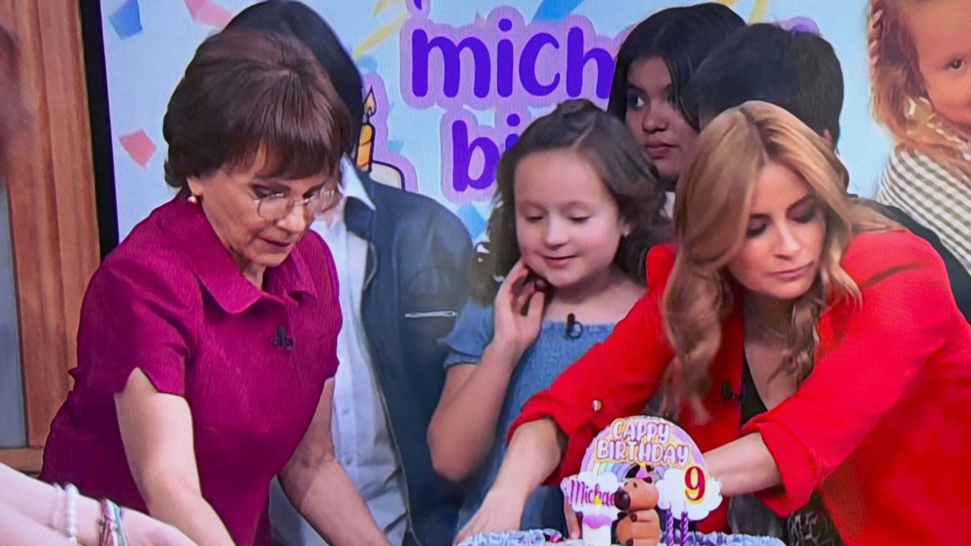 Michaela, la hija del fallecido Daniel Bisogno, festeja su cumpleaños en 'Ventaneando'