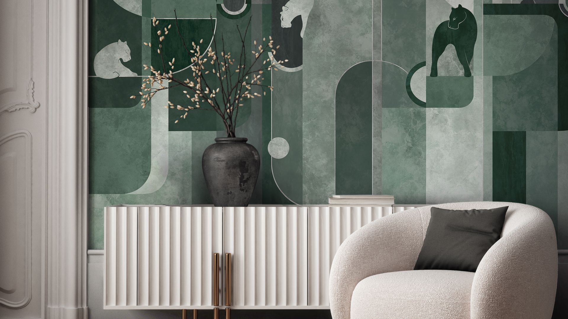 Papel pintado de color