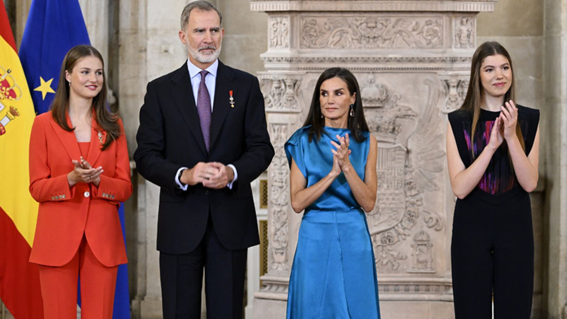 Princesa Leonor, infanta Sofía, reyes Felipe y Letizia 