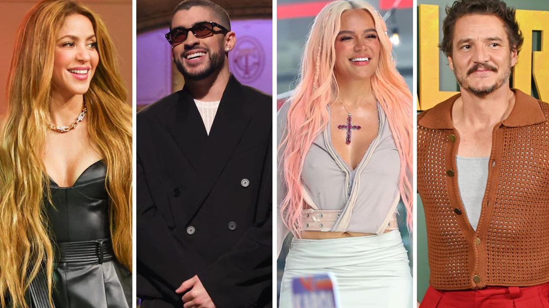 Shakira, Bad Bunny, Karol G, Pedro Pascal... Las celebridades que pusieron en alto a los latinos en 2023