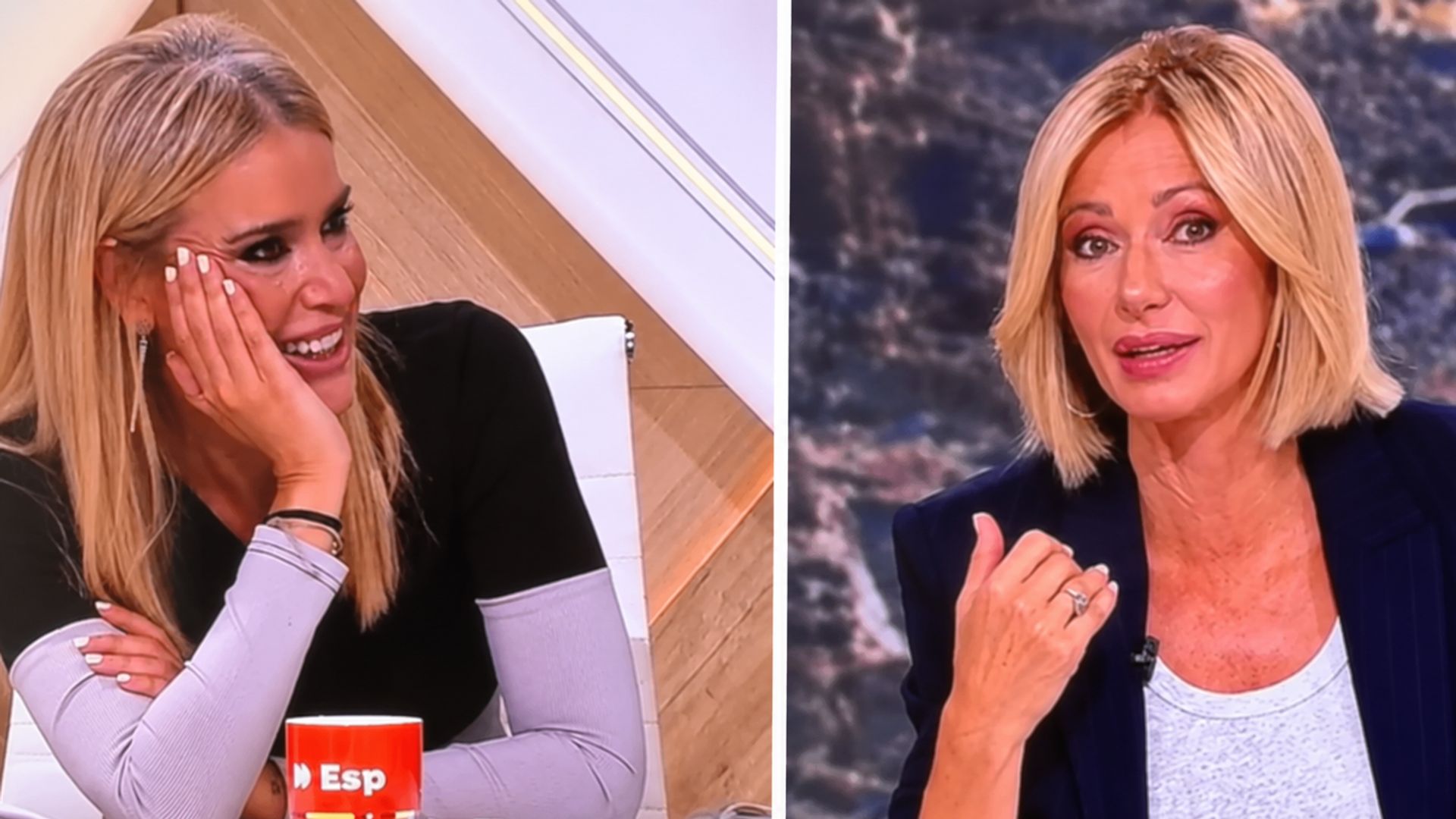  Susanna Griso consuela a Afra Blanco tras romper a llorar en directo por su vínculo con el maquinista del AVE fallecido