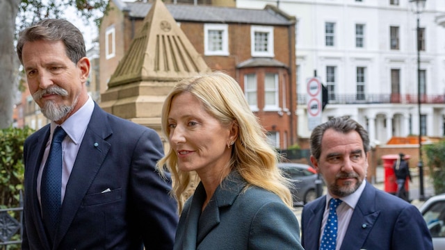 Pablo de Grecia, Marie-Chantal de Grecia y Nicolás de Grecia