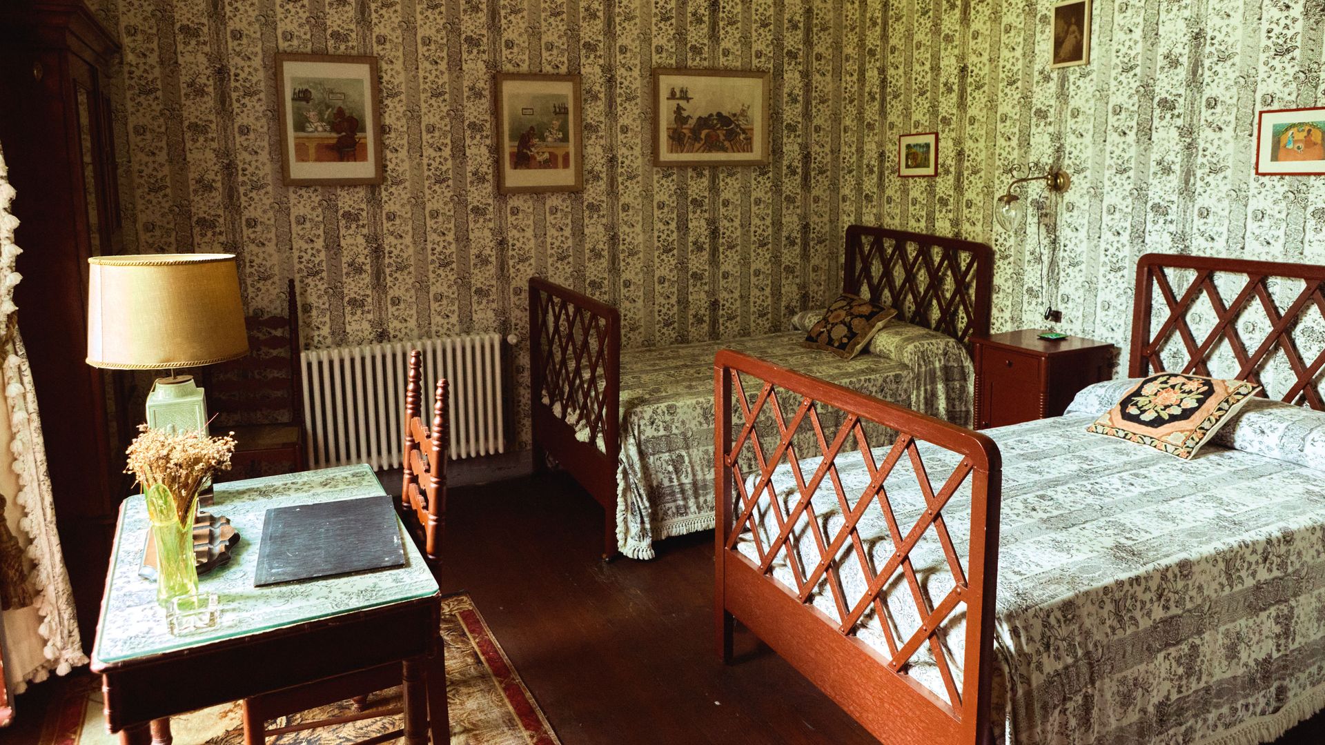 Habitaciones impregnadas de recuerdos en el Palacio de Arbaizenea