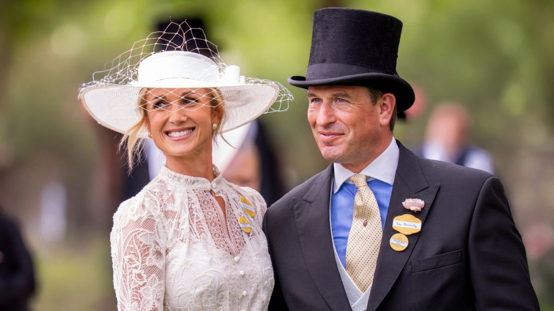Harriet y Peter Phillips en el último día de Royal Ascot 2026.