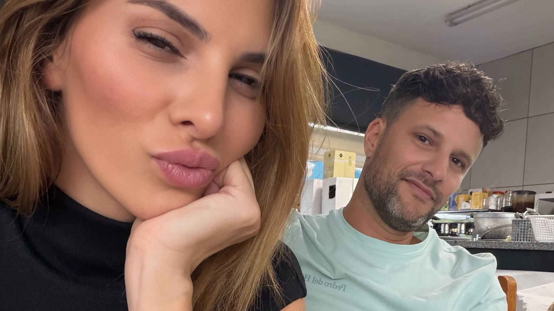 Irene Rosales y su novio Guillermo