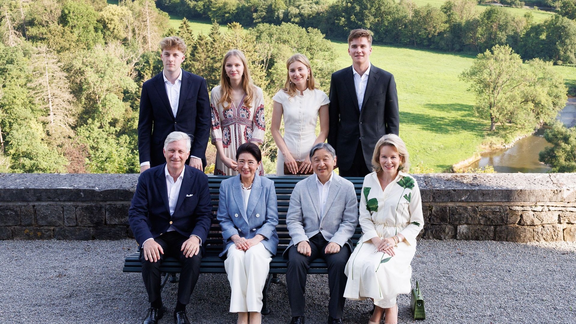 Los príncipes toman el control: Elisabeth de Bélgica y sus hermanos, inesperados anfitriones de los emperadores de Japón