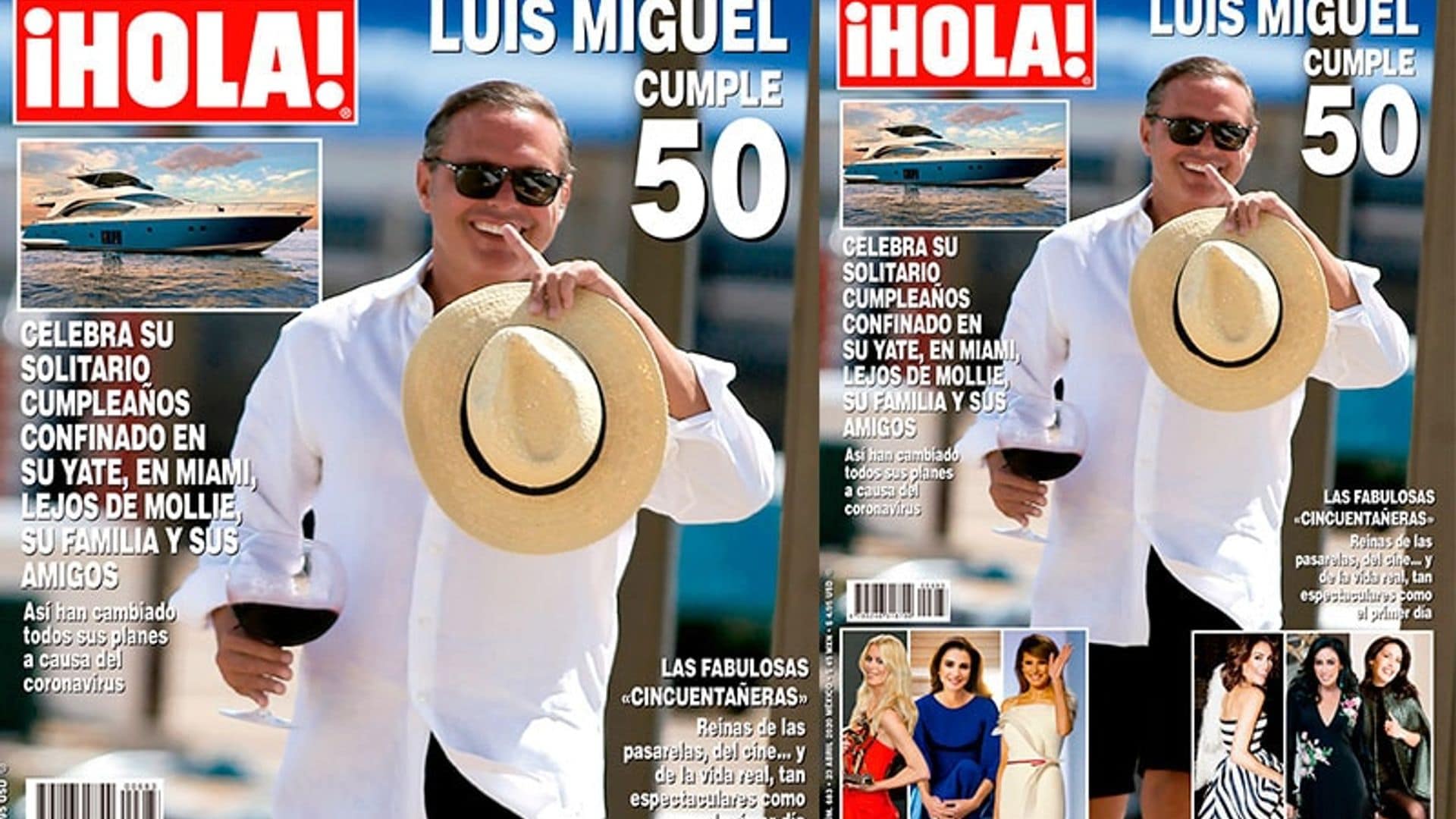 En ¡HOLA!, Luis Miguel, así será el cumpleaños más solitario de El Sol