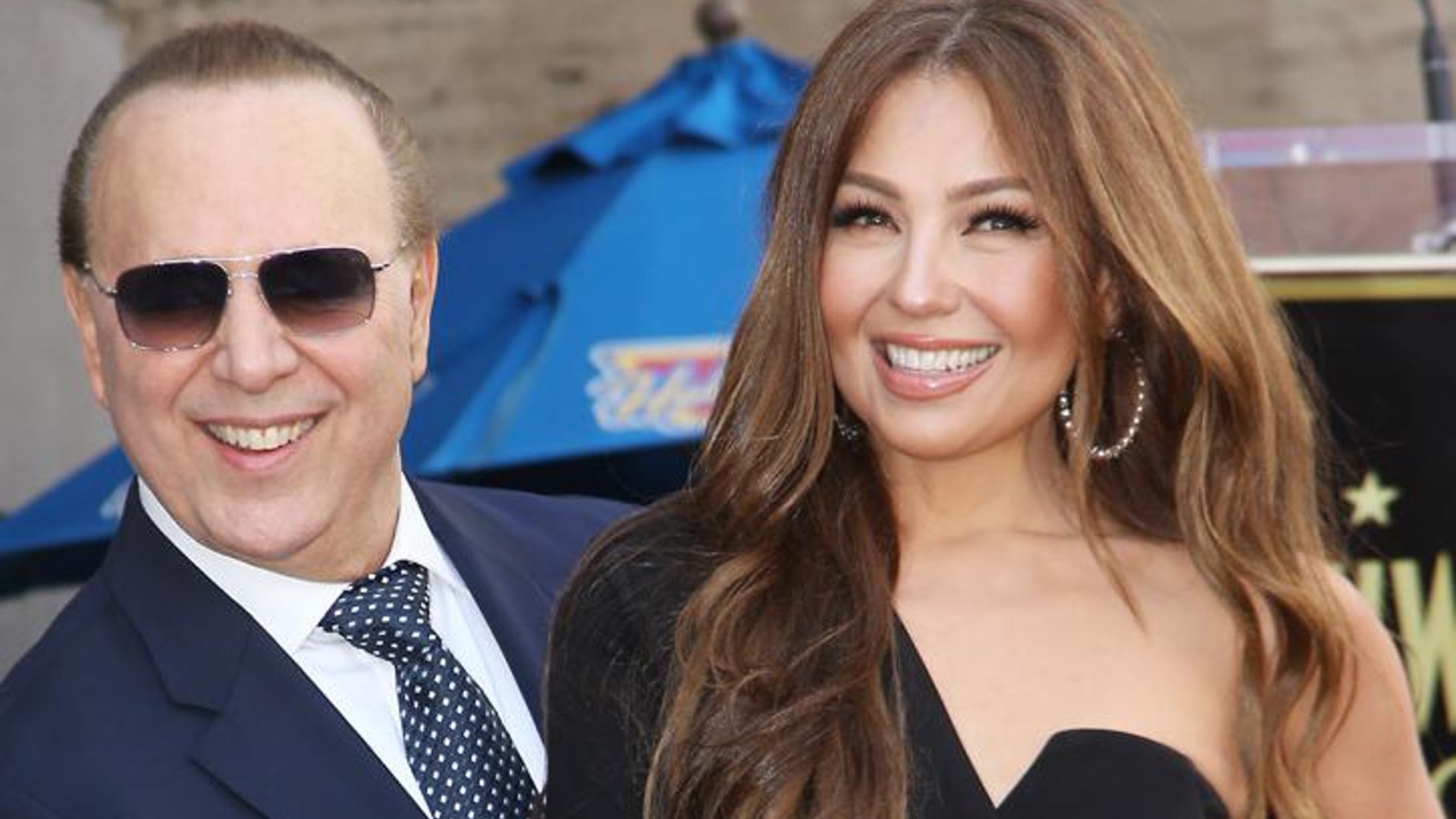 Los románticos mensajes entre Thalía y Tommy Mottola por su aniversario 19
