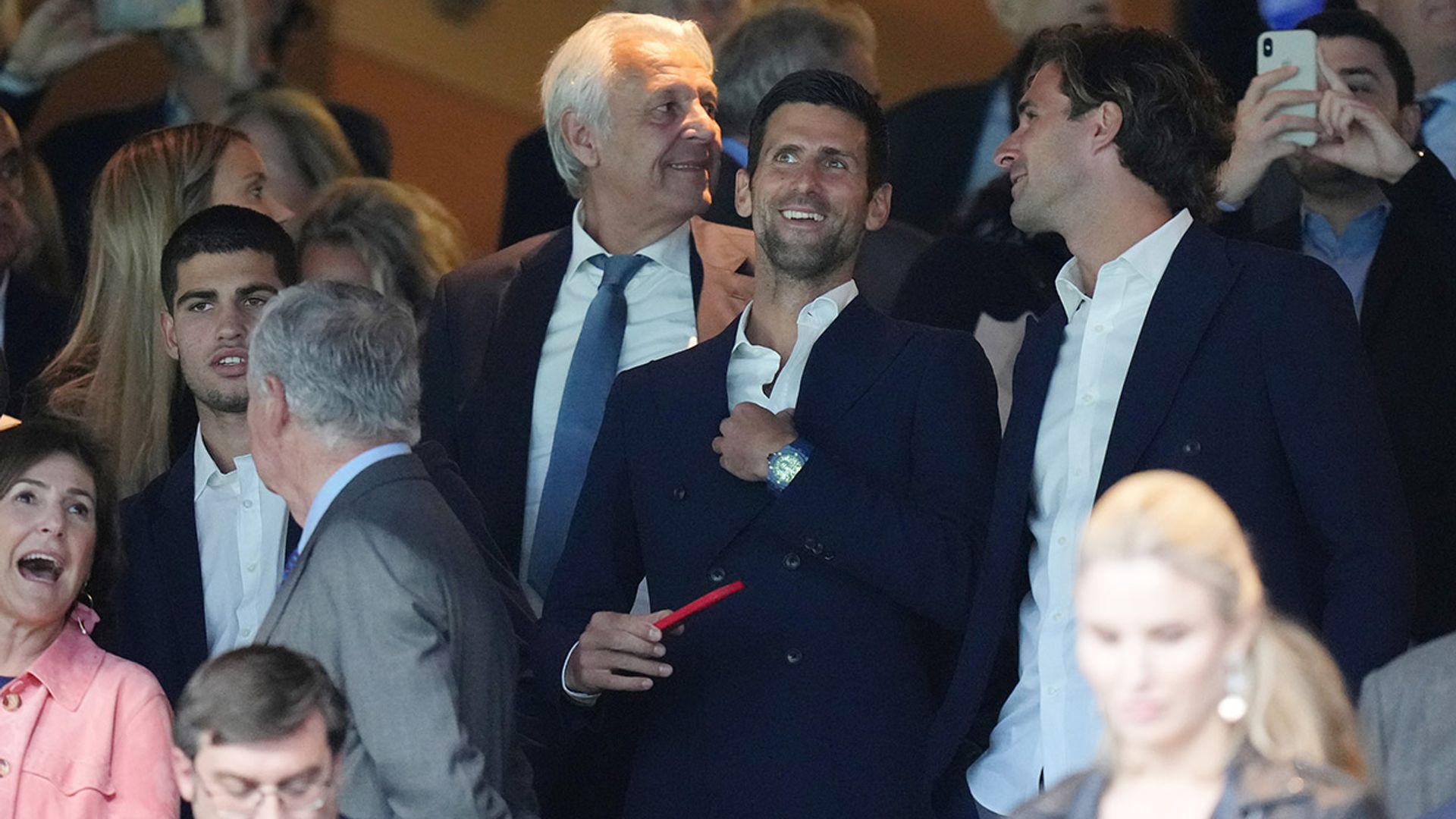 Rafa Nadal, Novak Djokovic, Carlos Alcaraz y Paula Badosa, la élite del tenis se da cita en el Bernabéu