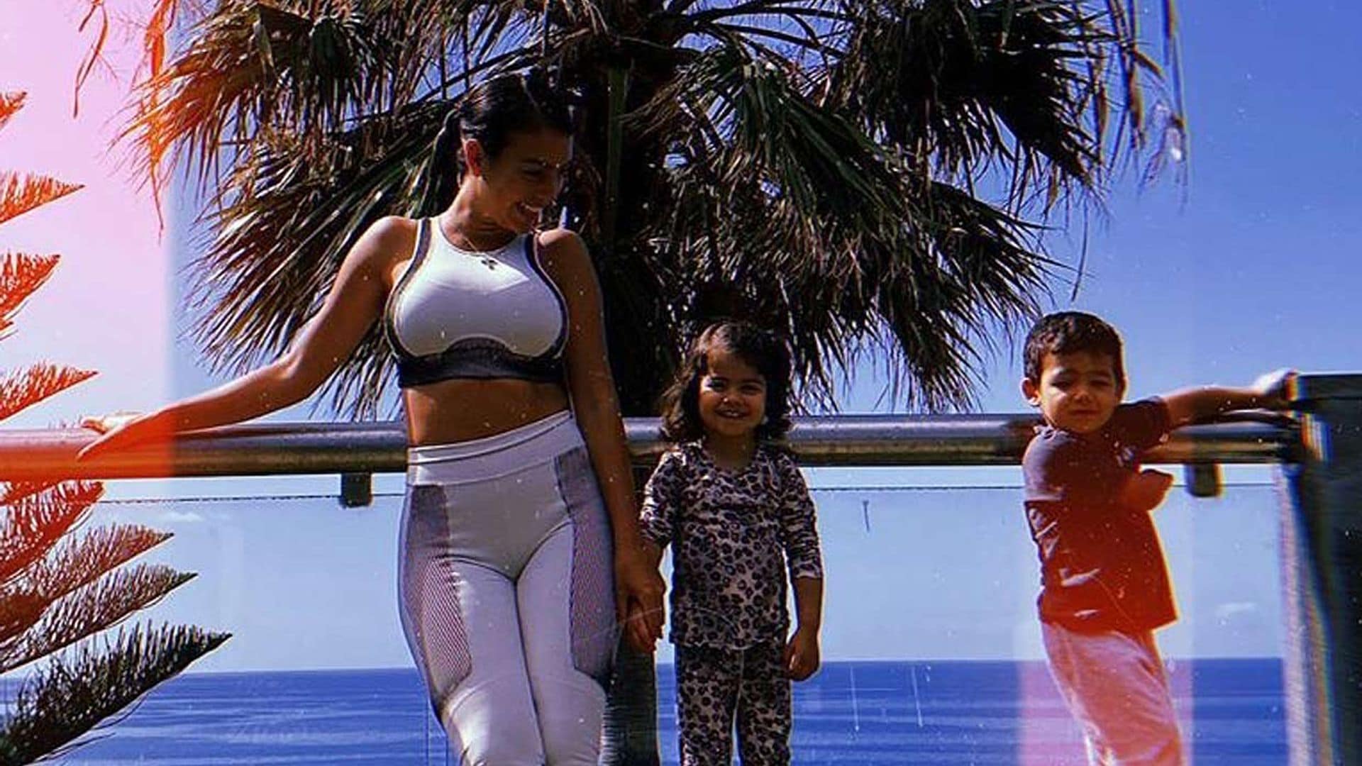 ¡Vaya vistas! Los idílicos instantes de Georgina Rodríguez y Cristiano Ronaldo con sus hijos