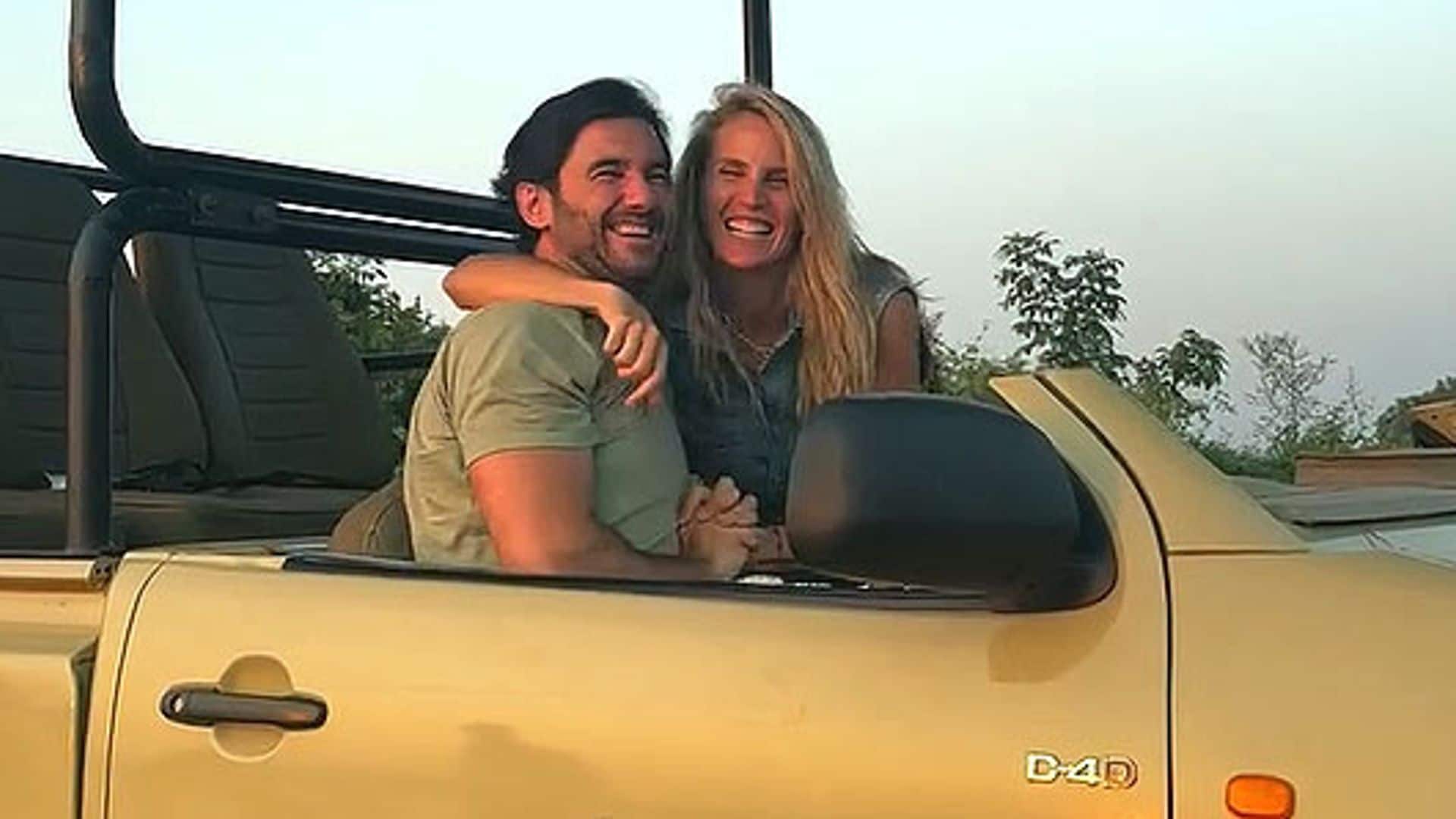 Angie Rigueiro muestra la primera parada de su luna de miel africana: “Te duchabas en mitad de la sabana”