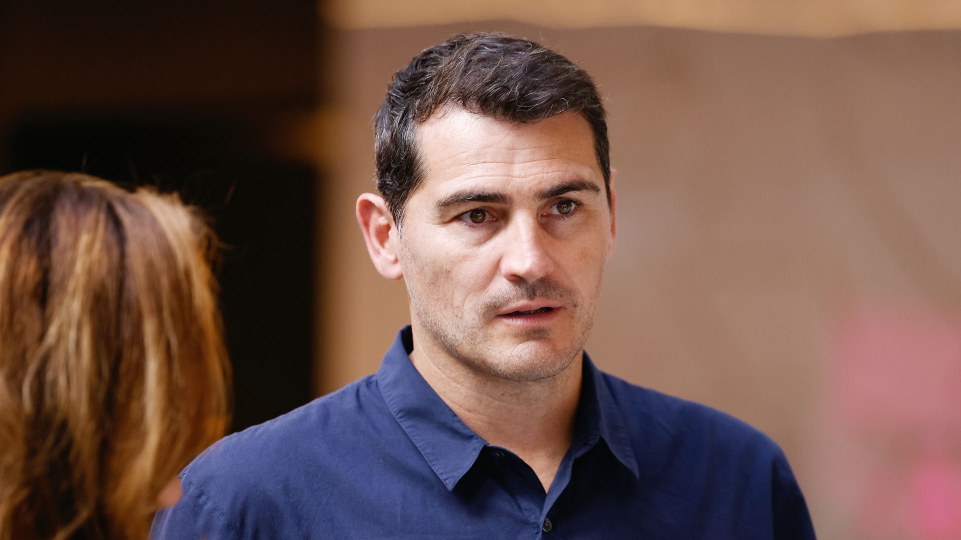 Iker Casillas attends during Pegada al Corazon an exhibition in collaboration with the Real Madrid Historical Heritage Center and the Real Madrid Foundation, at LaFinca Grand Cafe on September 18, 2024, in Pozuelo, Madrid, Spain. (Photo By Dennis Agyeman/Europa Press via Getty Images)