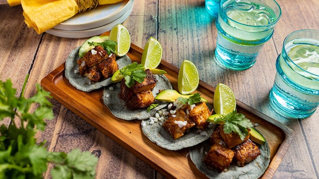 tacos bacalao noruego