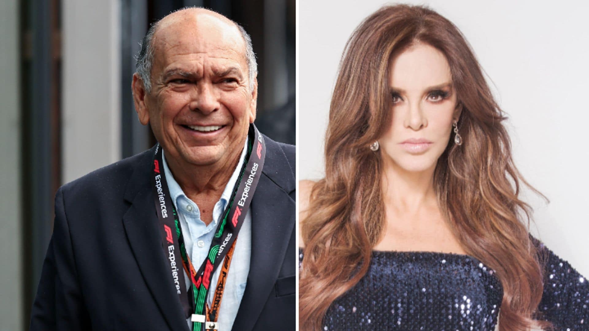 Padre de 'Checo' Pérez habla de su conexión con Lucía Méndez: 'Me gusta para esposa'